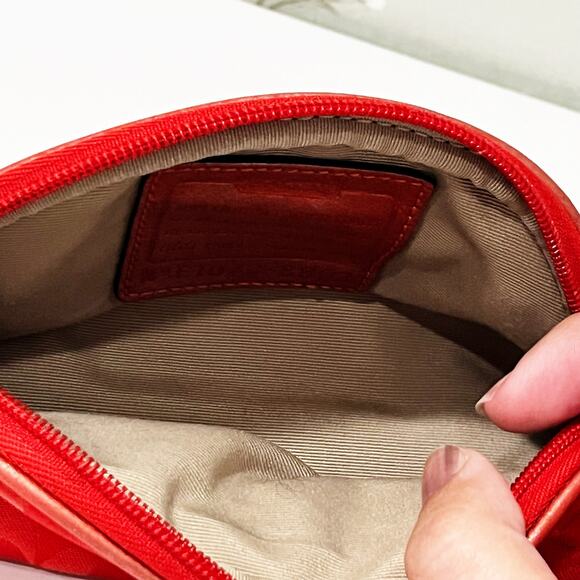 COACH x Estee Lauder Limited Edition Red Makeup Bag - Picture 7 of 8